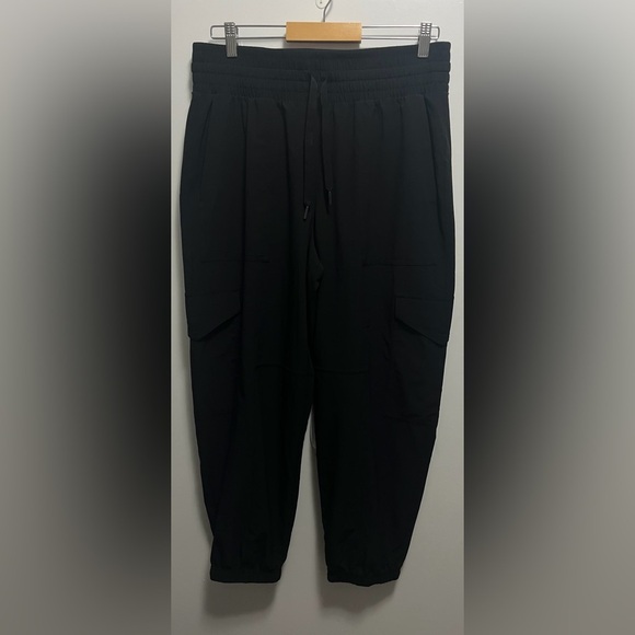 SPANX Pants - Spanx Cargo Black Joggers Womens Size Large